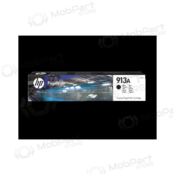 HP No.913A (L0R95AE), black ink cartridge for inkjet printers, 3500 pages.