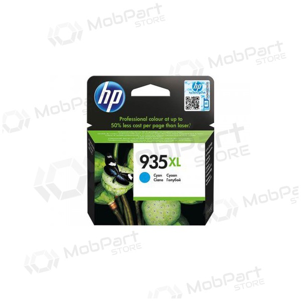 HP 935XL Cyan Ink Cartridge (C2P24AE) for Inkjet Printers, 825 Page Yield