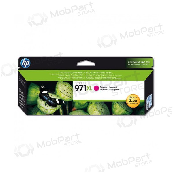 HP No.971 XL (CN627AE),  cartridge for inkjet printers, 6600 pages.