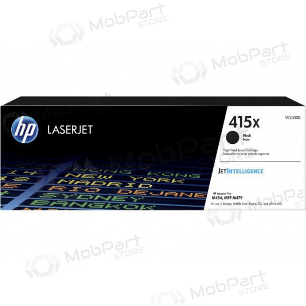 HP W2030X 415X Black Toner Cartridge for Laser Printers