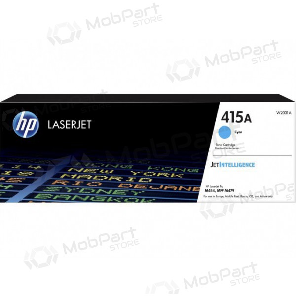 HP (W2031A, 415A), cyan cartridge for laser printers