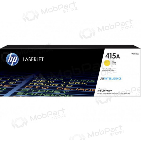 HP (W2032A, 415A), yellow cartridge for laser printers