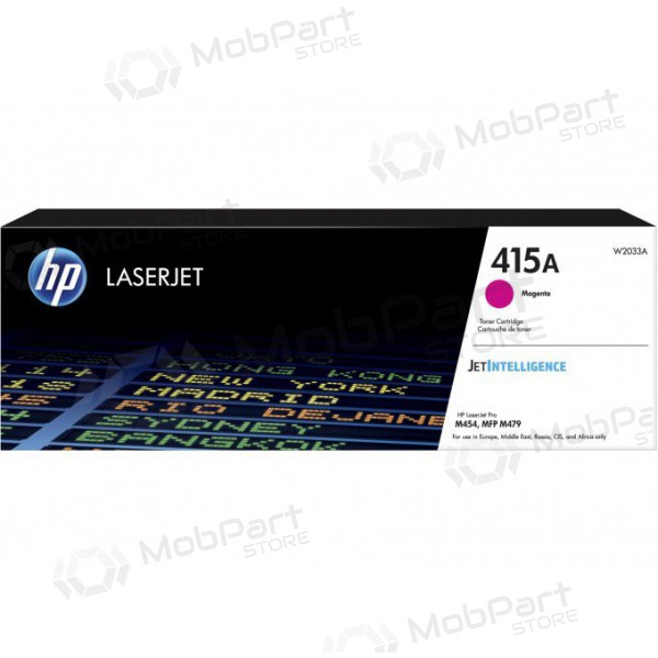 HP (W2033A, 415A), magenta cartridge for laser printers