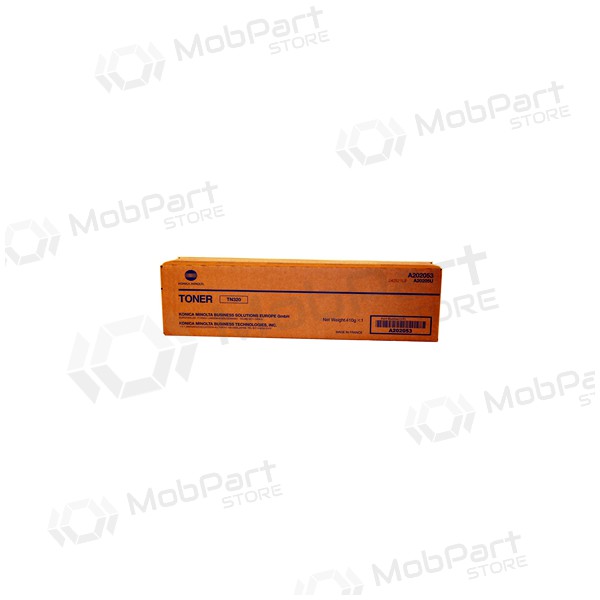 Konica-Minolta TN-320 (A202053), black cartridge for laser printers, 20000 pages.