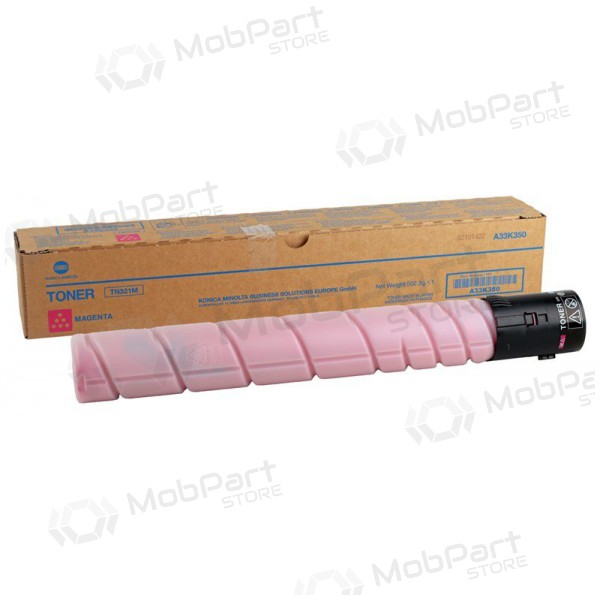 Konica-Minolta TN-321 (A33K350), magenta cartridge for laser printers, 25000 pages.