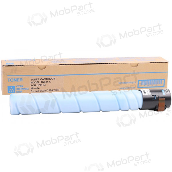 Konica-Minolta TN-321 (A33K450), cyan cartridge for laser printers, 25000 pages