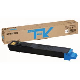 Kyocera (1T02P3CNL0, TK-8115C), sky blue cartridge for laser printers, 6000 pages.