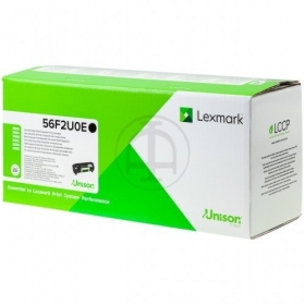 Lexmark 56F2U0E, black cartridge for laser printers, 25000 pages.
