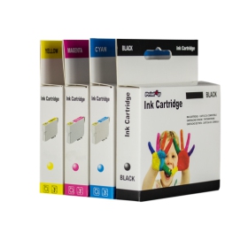 Print4U Compatible Epson T0442 (C13T044240) Cyan Inkjet Cartridge, 450 Pages