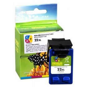 Non-original Static Control HP 22XL (C9352CE), tricolor cartridge for inkjet printers, 415 pages