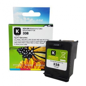 Non-original Static Control HP 338 (C8765EE), black cartridge for inkjet printers, 480 pages