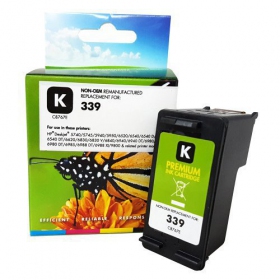 Static Control Compatible HP 339 (C8767EE) Black Inkjet Cartridge, 860 Pages