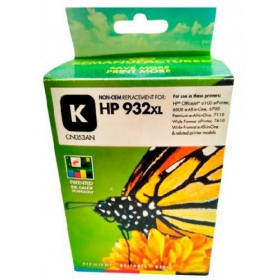 Non-original Static Control HP 932XL (CN053AE), black cartridge for inkjet printers, 1000 pages
