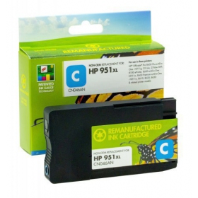 Non-original Static Control HP 951XL (CN046AE) new chip, cyan cartridge for laser printers, 1500 pages