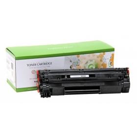 Static Control Compatible Black Toner Cartridge for HP CB435A/ CB436A/ CE285A & Canon CRG 725, 1,500 Page Yield.