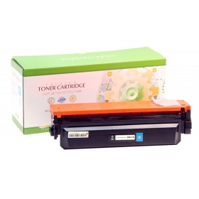 Compatible Static Control HP (CF411X) / Canon CRG 046H cyan toner cartridge for laser printers, 5000 pages.