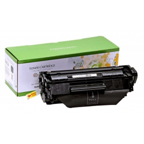 Static Control Compatible Black Toner Cartridge for HP Q2612A/CRG103/303/703/FX-10, 2000 Pages.