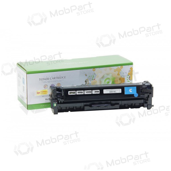 Compatible Static Control HP 305A (CE411A) Cyan Toner Cartridge for Laser Printers, 2600 Pages