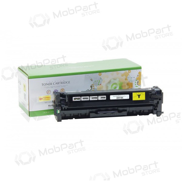 Static Control Compatible HP 305A (CE412A) Yellow Toner Cartridge for Laser Printers, 2600 Pages.
