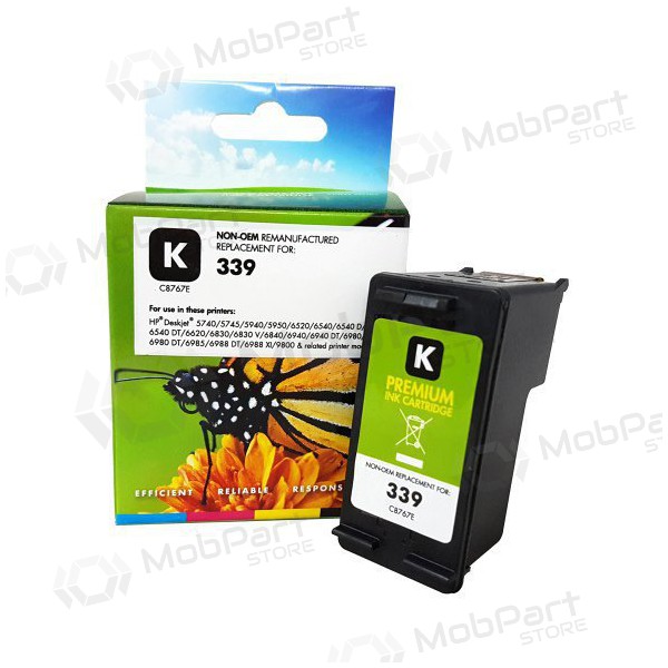 Static Control Compatible HP 339 (C8767EE) Black Inkjet Cartridge, 860 Pages