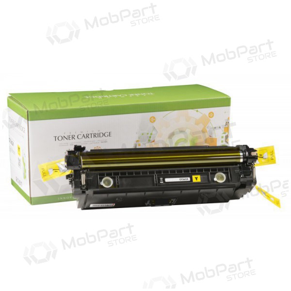 Compatible Static Control Yellow Toner Cartridge for HP 508X CF362X / Canon CRG-040H Laser Printers, 9500 Pages
