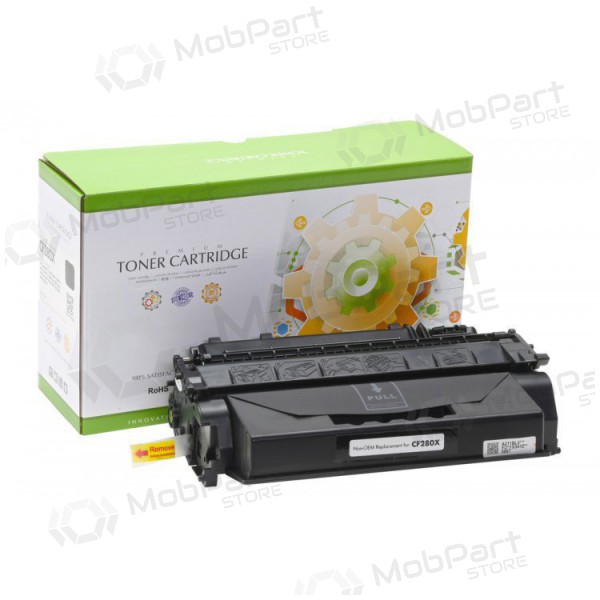Static Control Compatible HP CF280X Black Toner Cartridge for Laser Printers, 6900 Pages
