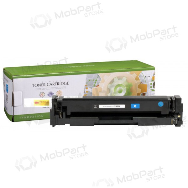 Compatible Static Control HP CF401A / Canon CRG 045 cyan toner cartridge for laser printers, 1330 pages.