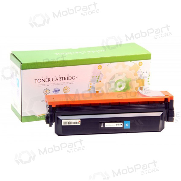 Compatible Static Control HP (CF411X) / Canon CRG 046H cyan toner cartridge for laser printers, 5000 pages.