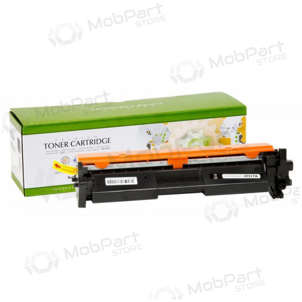 Compatible Static Control HP No.17A (CF217A) black toner cartridge for laser printers, 1600 page yield.