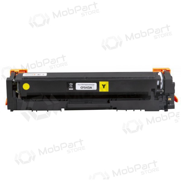 Compatible Static Control HP No.203A (CF542A) Yellow Toner Cartridge with New Chip for Laser Printers, 1400 Pages.