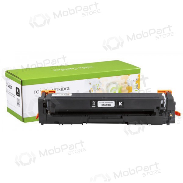 Compatible Static Control HP No.203X (CF540X) / Canon CRG-054HK Black Toner Cartridge for Laser Printers, New Chip, 3200 Pages