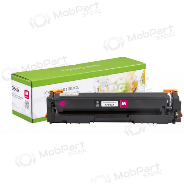 Compatible Static Control HP 203X (CF543X) / Canon CRG-054HM Magenta Toner Cartridge with New Chip for Laser Printers, 2,500 Pages Yield.