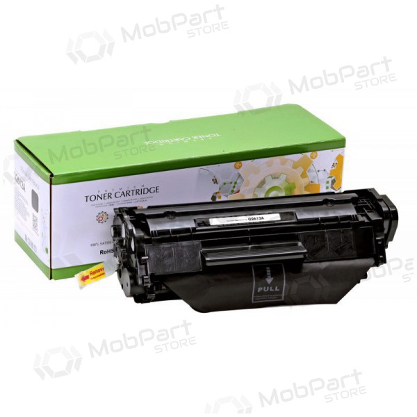 Static Control Compatible Black Toner Cartridge for HP Q2612A/CRG103/303/703/FX-10, 2000 Pages.
