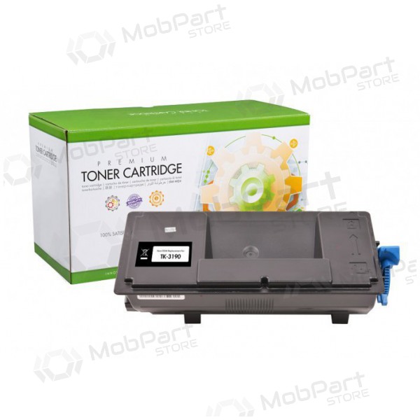 Compatible Static Control Kyocera TK-3190 Black Toner Cartridge for Laser Printers, 25,000 Page Yield.