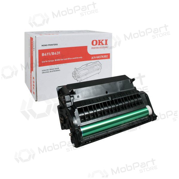 Oki B 411 (44574302), black būgnas for laser printers