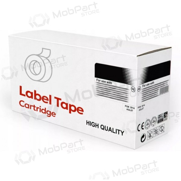 Other Brand label tape black on yellow 62 mm, compatible with Brother DK-22606 (DK22606)