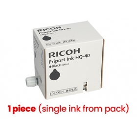 Ricoh Priport HQ-40 (817225) ink cartridge, Black (1 pc)