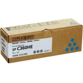 Ricoh SP C360HE (408185) Laser cartridge, Cyan