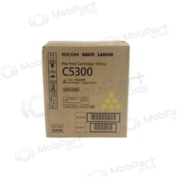 Ricoh C5300 (828602), yellow cartridge for laser printers, 26000 pages.