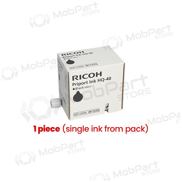 Ricoh Priport HQ-40 (817225) ink cartridge, Black (1 pc)