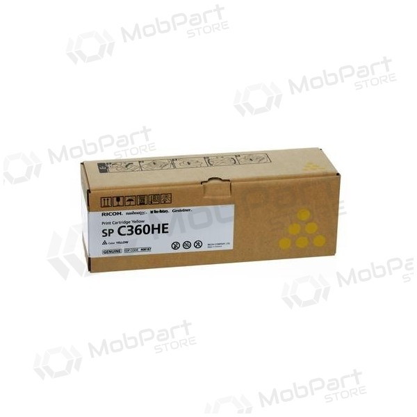 Ricoh SP C360HE (408187) Laser cartridge, Yellow