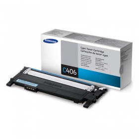 Samsung CLT-C406S/ELS (ST984A), sky blue cartridge for laser printers, 1000 pages.