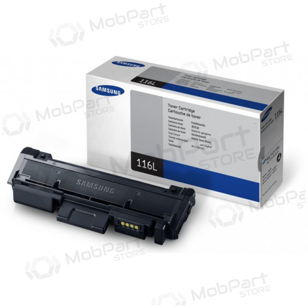 Samsung HC MLT-D116L/ELS (SU828A), black cartridge for laser printers, 3000 pages. Samsung HC MLT-D116L/ELS (SU828A), black cartridge for laser printers, 3000 pages.