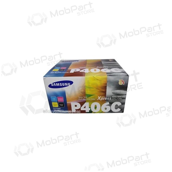 Samsung kasečių rinkinys-Kit CLT-P406C/ELS (SU375A), black, sky blue, , yellow cartridge for laser printers Samsung kasečių rinkinys-Kit CLT-P406C/ELS (SU375A), black, sky blue, , yellow cartridge for laser printers