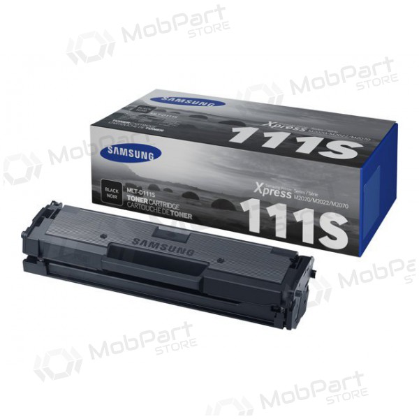 Samsung MLT-D111S/ELS (SU810A), black cartridge for laser printers, 1000 pages. Samsung MLT-D111S/ELS (SU810A), black cartridge for laser printers, 1000 pages.