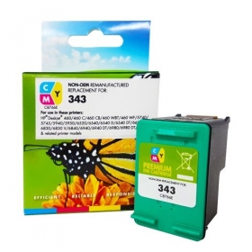 Static control ink cartridge CMY, compatible with HP 343 tri-color (C8766EE) 330 pages