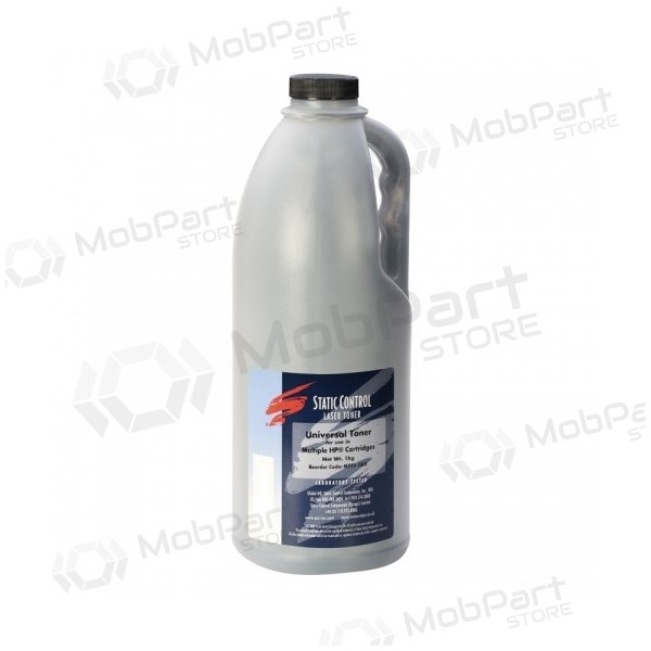 Static Control Toner powder HP Q2612A Q5949A/X Q7553A/X Q1338A CE505A/X Q5942A/X Black, 1kg.